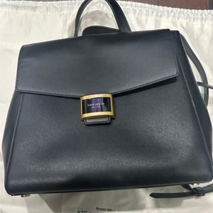 Excellent used condition black Kate spade backpack